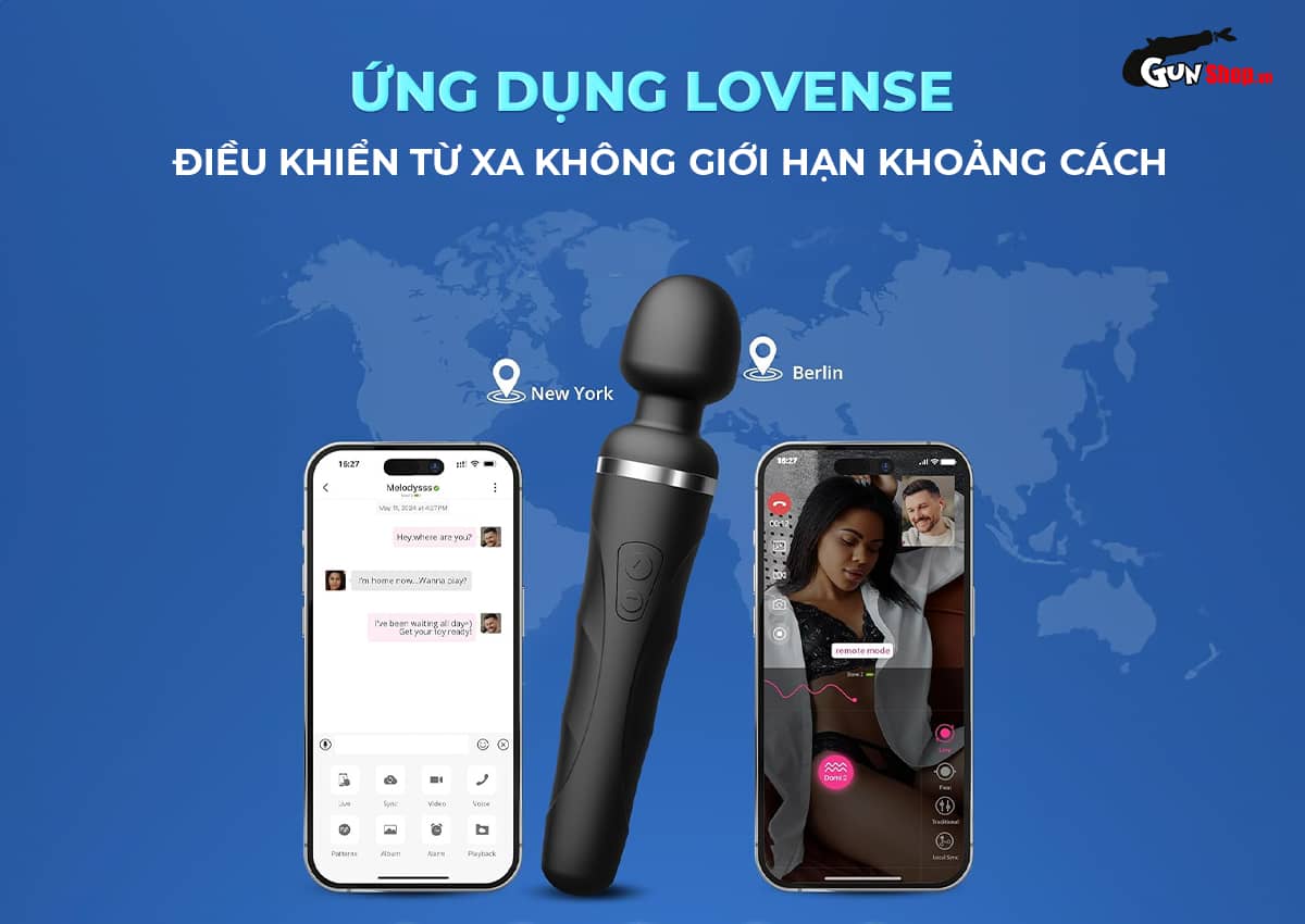 Lovense Domi 2 máy massage rung mạnh silicon y tế thư giãn