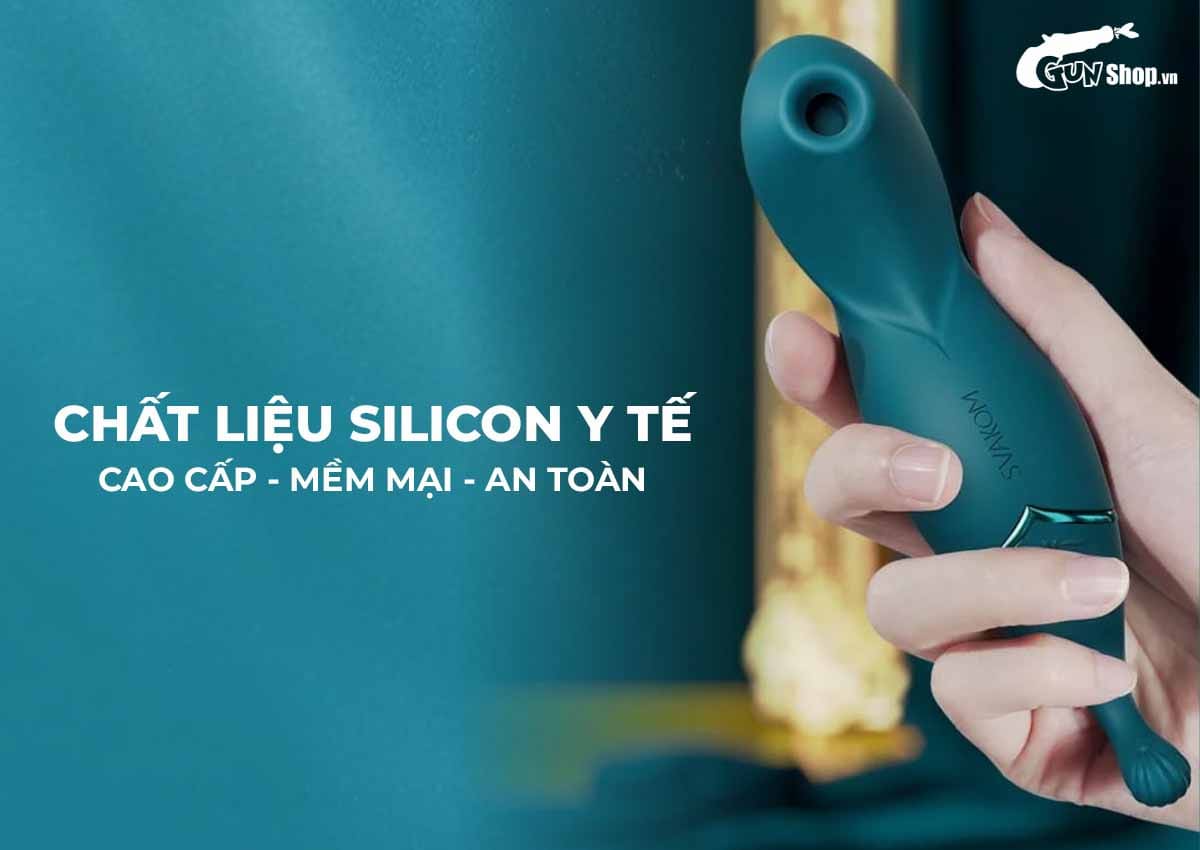 Máy massage Svakom Qingdai Shy Peacock 2 đầu rung hút hưng phấn tuyệt vời Máy massage Svakom Qingdai Shy Peacock 2 đầu rung hút hưng phấn tuyệt vời