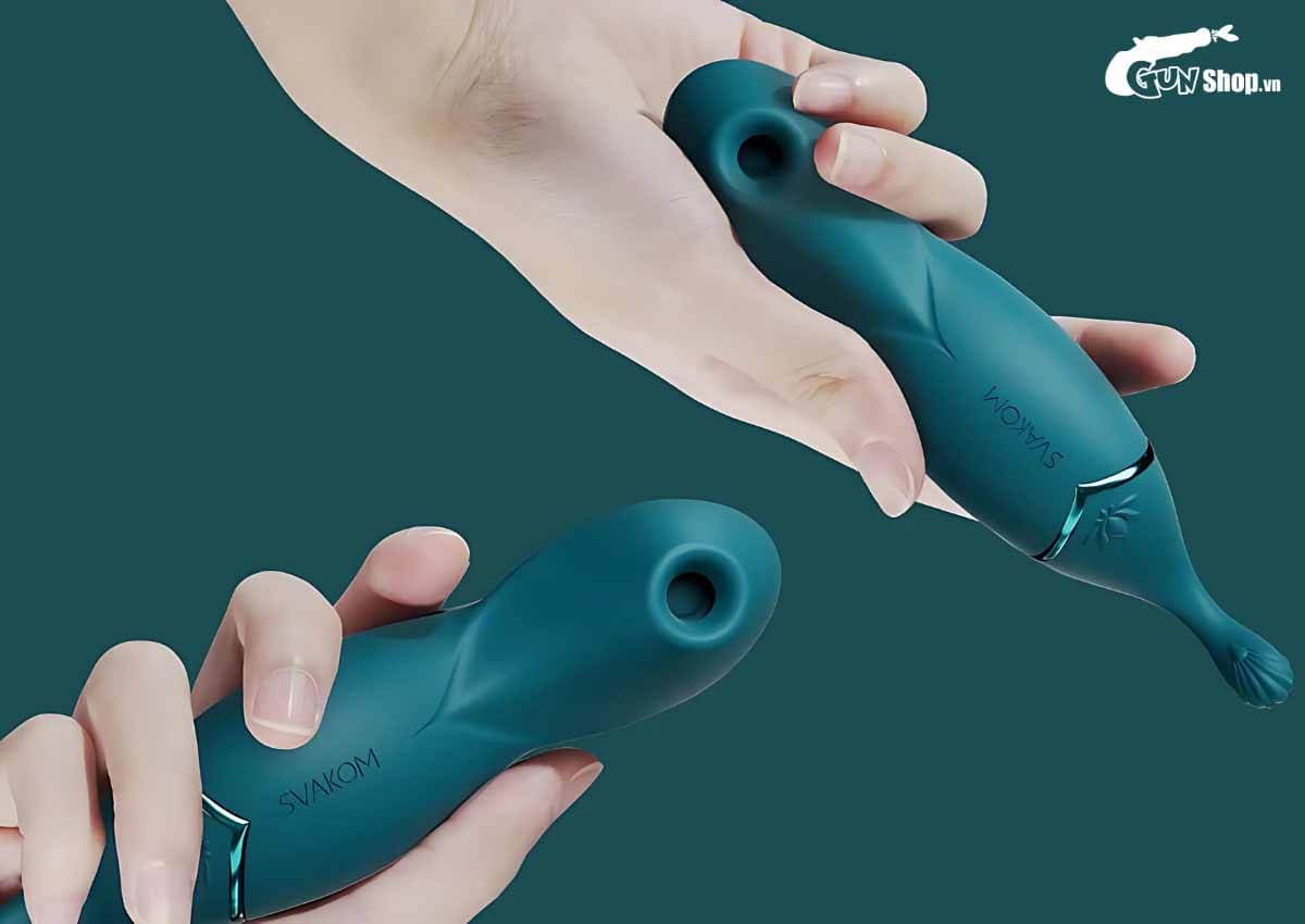 Máy massage Svakom Qingdai Shy Peacock 2 đầu rung hút hưng phấn tuyệt vời Máy massage Svakom Qingdai Shy Peacock 2 đầu rung hút hưng phấn tuyệt vời