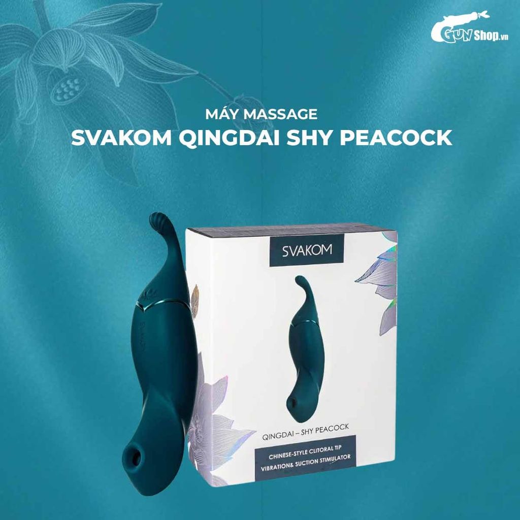 Máy massage Svakom Qingdai Shy Peacock kích thích đa điểm mềm