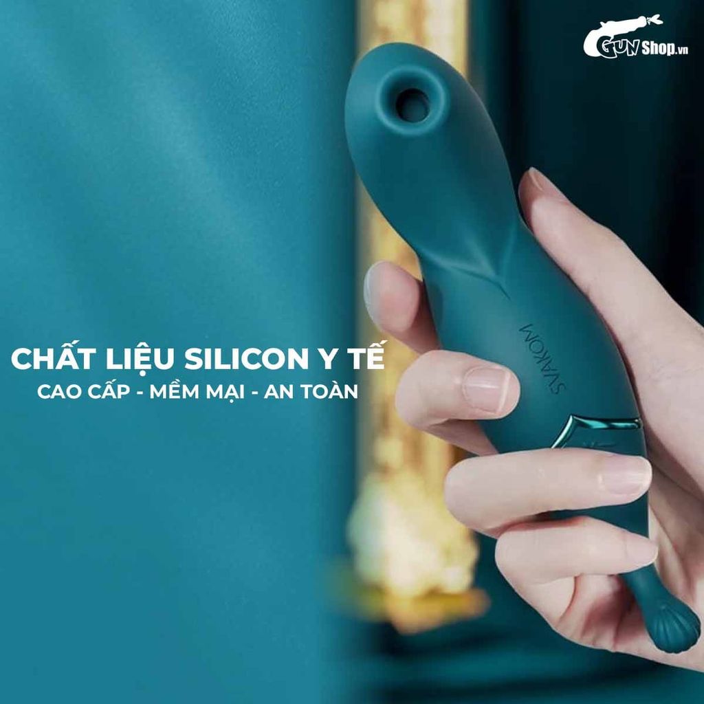 Máy massage Svakom Qingdai Shy Peacock kích thích đa điểm mềm