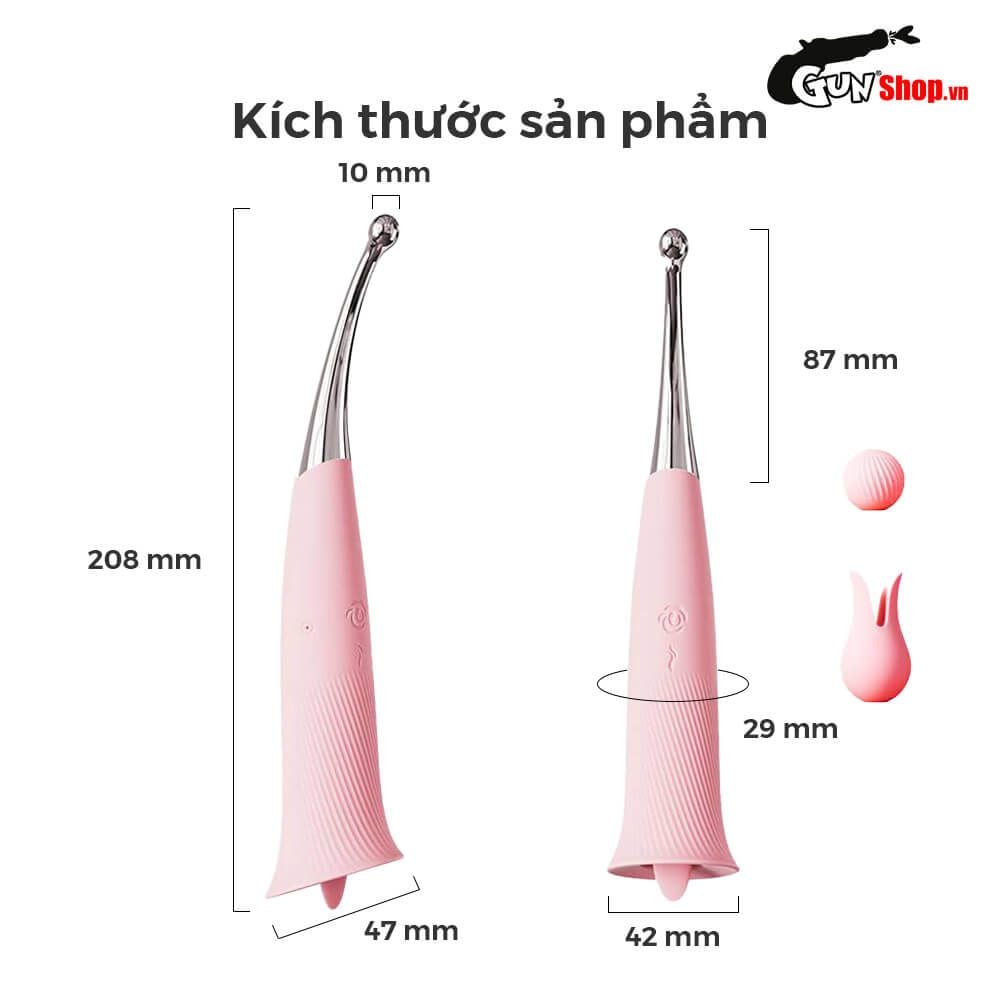 Máy massage Svakom Beverly 2 đầu kích thích điểm G và liếm