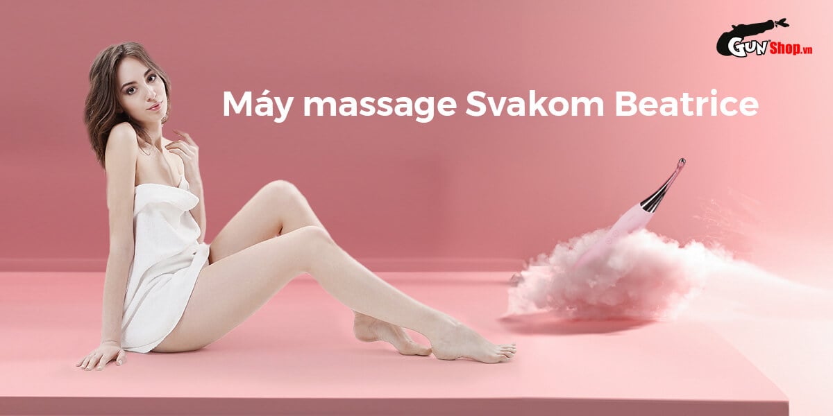 Máy massage Svakom Beatrice 2 đầu rung đa dạng kiểu dáng độc đáo