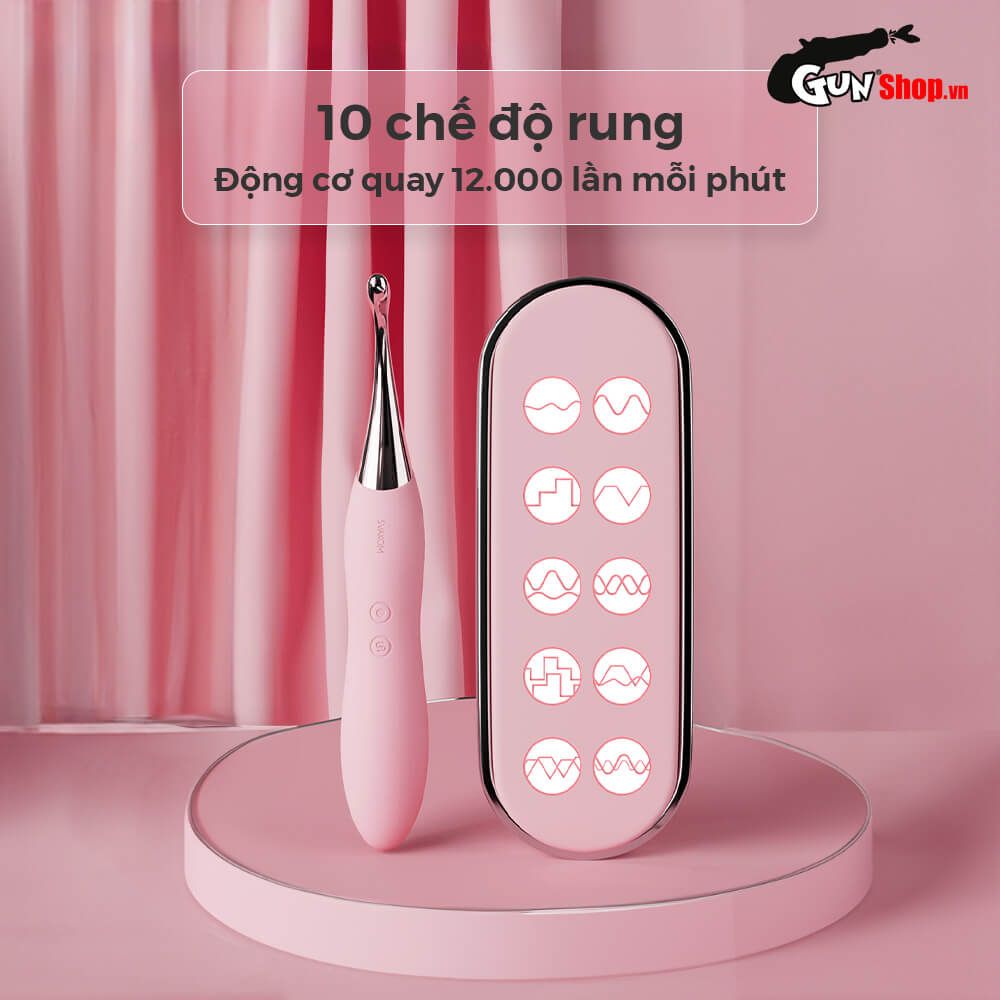 Máy massage Svakom Beatrice 2 đầu rung đa năng kích thích nữ giới