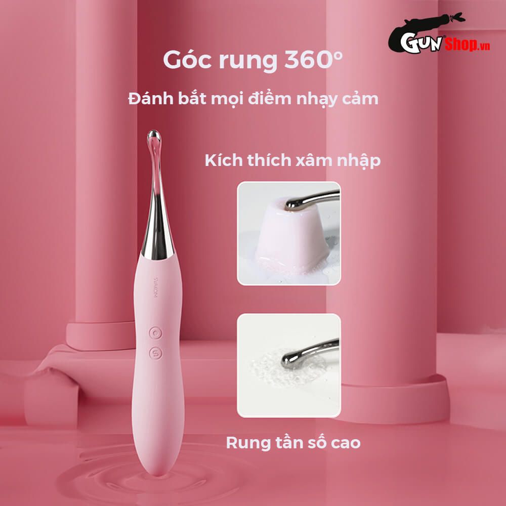 Máy massage Svakom Beatrice 2 đầu rung đa năng kích thích nữ giới