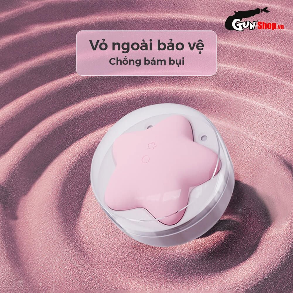Máy massage Svakom Peach Star silicon cao cấp rung liếm đa chế độ