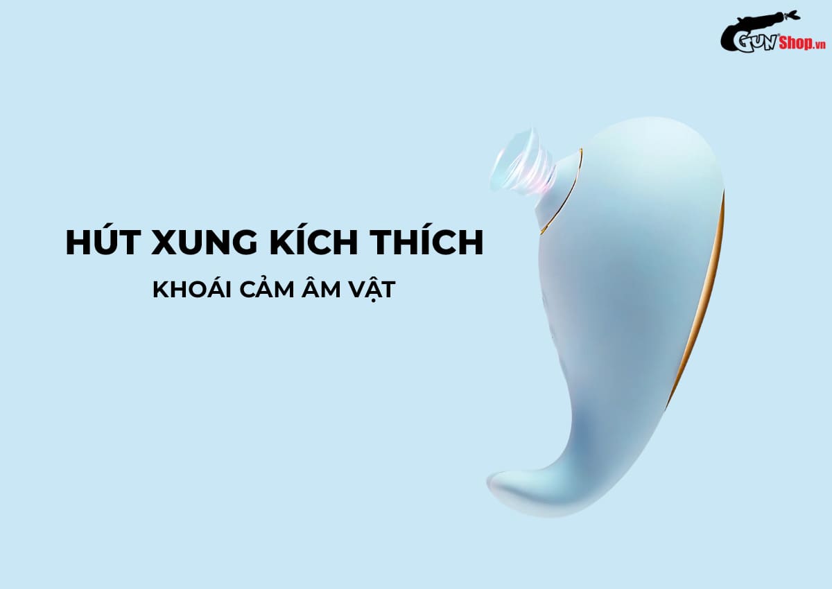 Máy massage Svakom Tantan Whale Pro siêu mềm đa chế độ rung