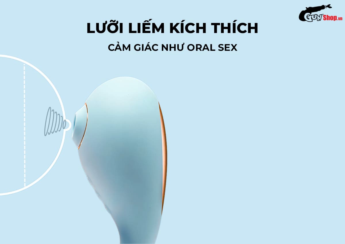 Máy massage Svakom Tantan Whale Pro siêu mềm đa chế độ rung
