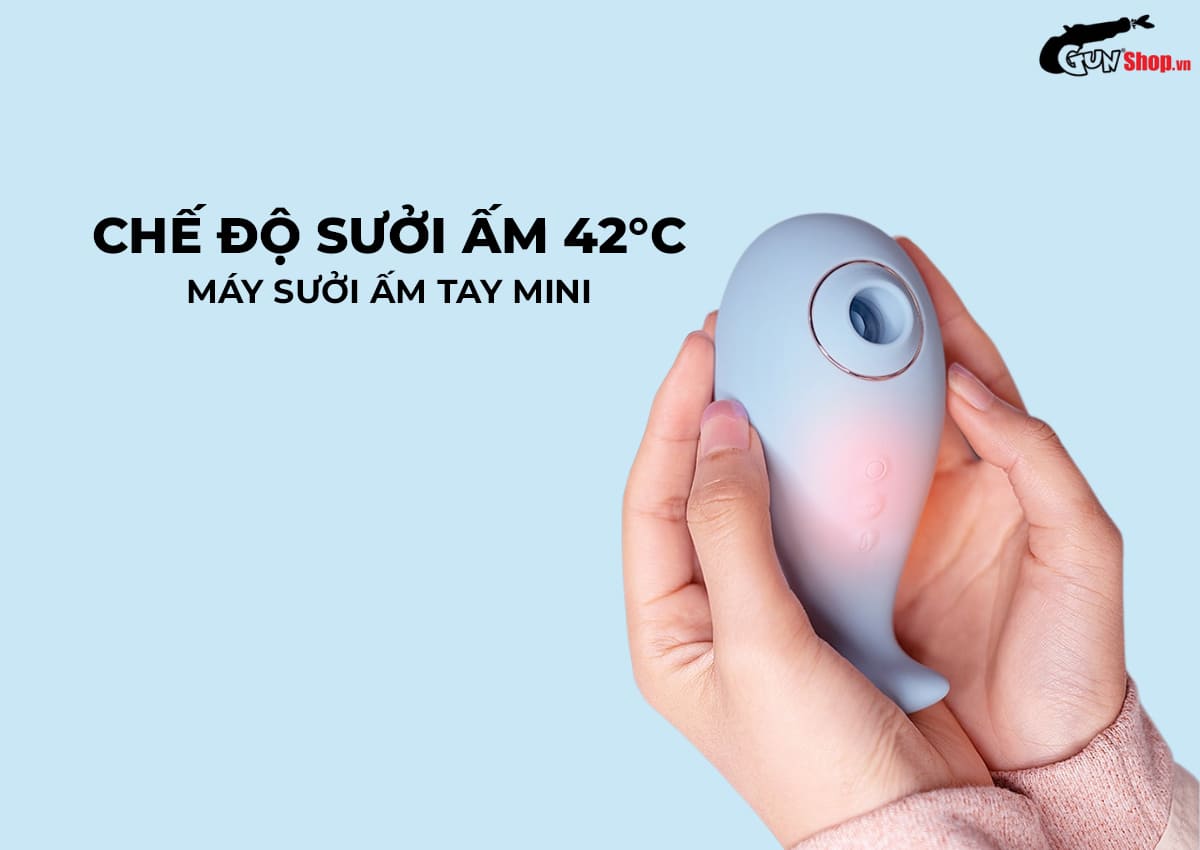 Máy massage Svakom Tantan Whale Pro siêu mềm đa chế độ rung