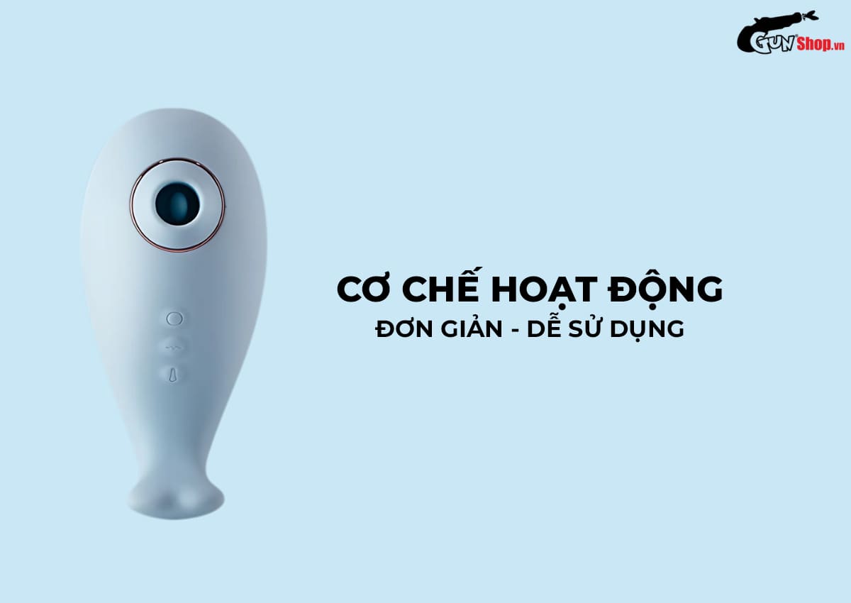 Máy massage Svakom Tantan Whale Pro siêu mềm đa chế độ rung