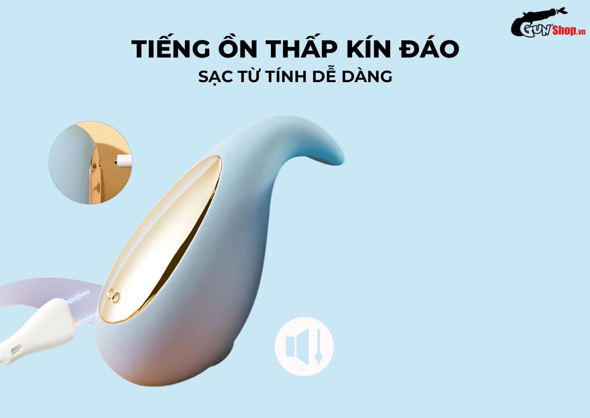 Máy massage Svakom Tantan Whale Pro siêu mềm đa chế độ rung