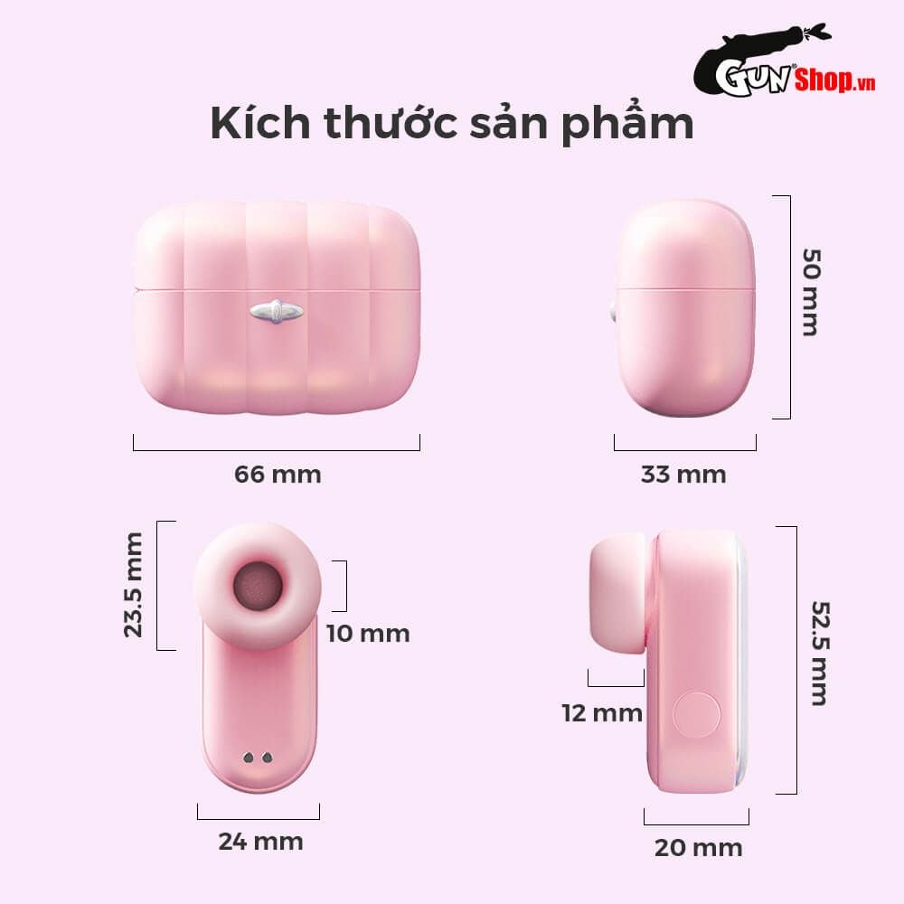 Máy massage Svakom Mimiki tai nghe vùng kín rung mạnh silicon