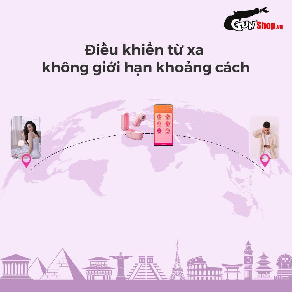 Máy massage Svakom Mimiki tai nghe vùng kín rung mạnh silicon
