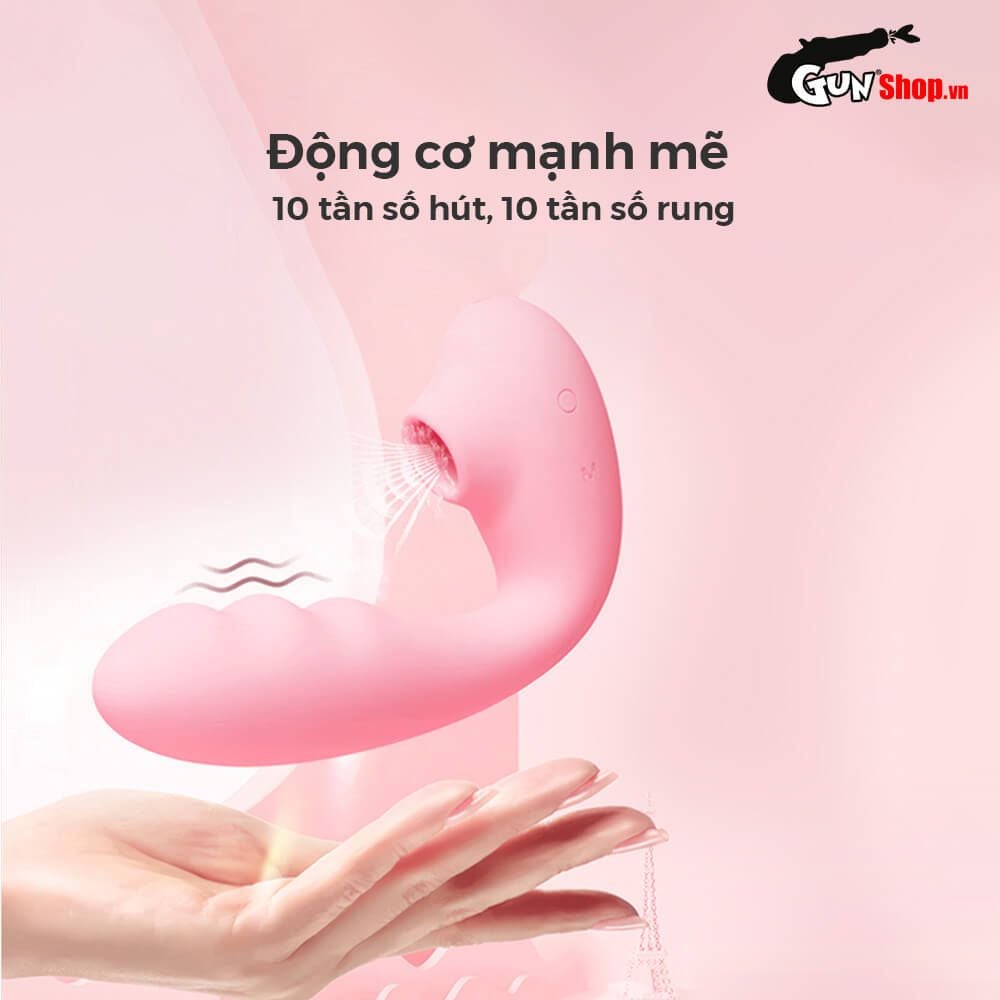 Máy Massage Svakom Zemalia Tana Hút Rung Uốn Cong 180 Độ
