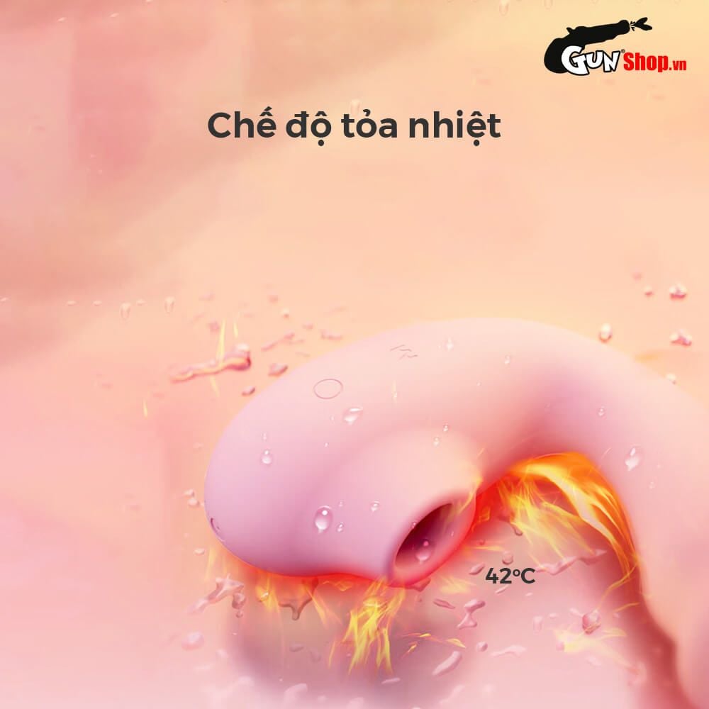 Máy Massage Svakom Zemalia Tana Hút Rung Uốn Cong 180 Độ
