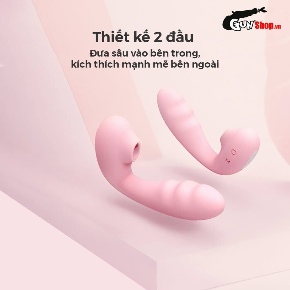 Máy Massage Svakom Zemalia Tana Hút Rung Uốn Cong 180 Độ