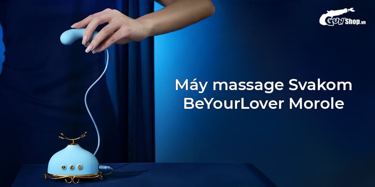 Máy massage Svakom Morole rung hút nóng 42°C kích thích điểm G