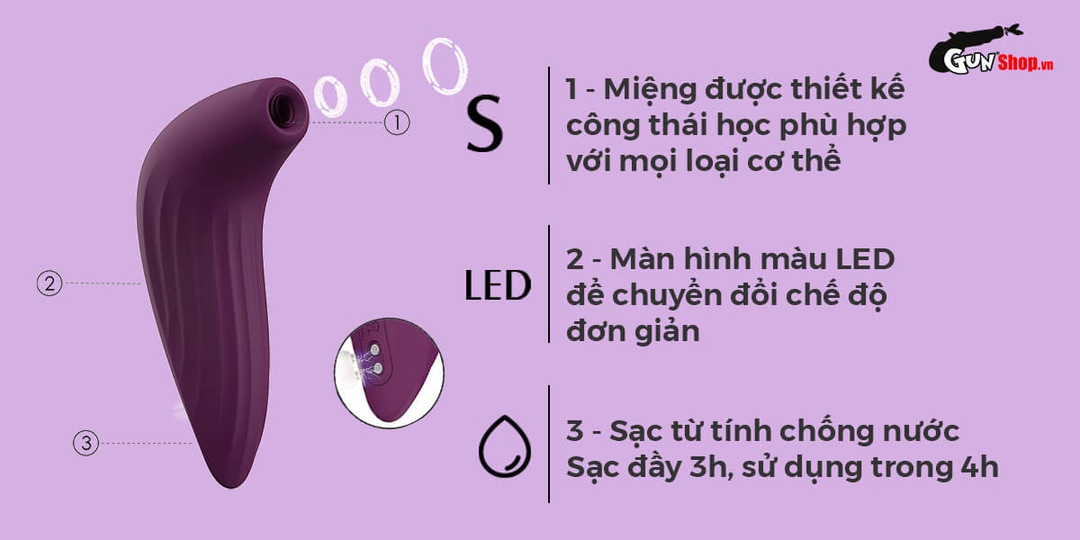 Máy massage Svakom Pulse Union kích thích điểm G Máy massage Svakom Pulse Union kích thích điểm G