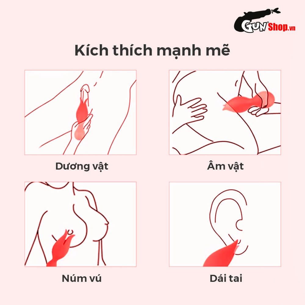 Máy Massage Svakom Siren Đầu Rung Kích Thích Mạnh Mẽ, Cao Cấp