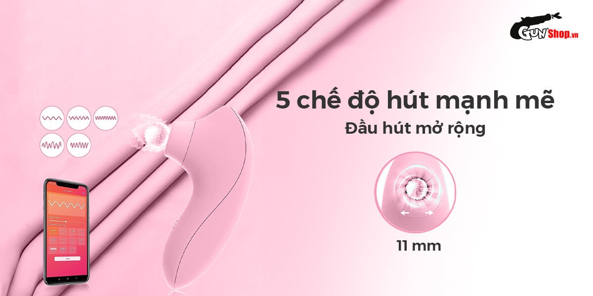 Máy massage Svakom Pulse Lite Neo công nghệ hút sóng âm an toàn hiệu quả