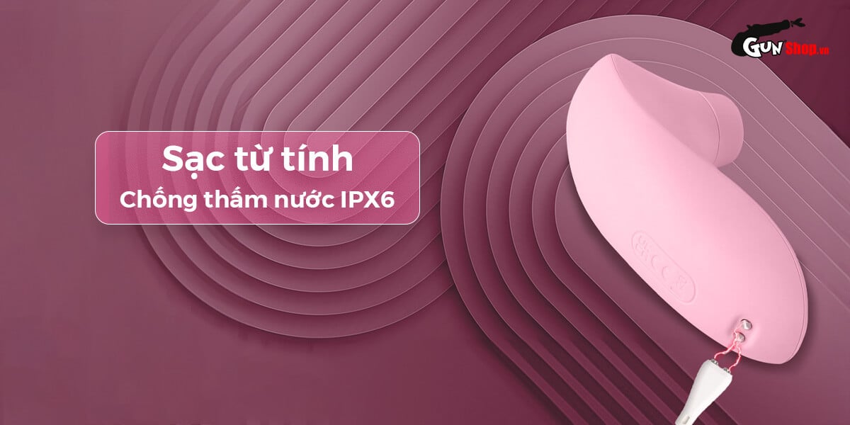 Máy massage Svakom Pulse Lite Neo công nghệ hút sóng âm an toàn hiệu quả