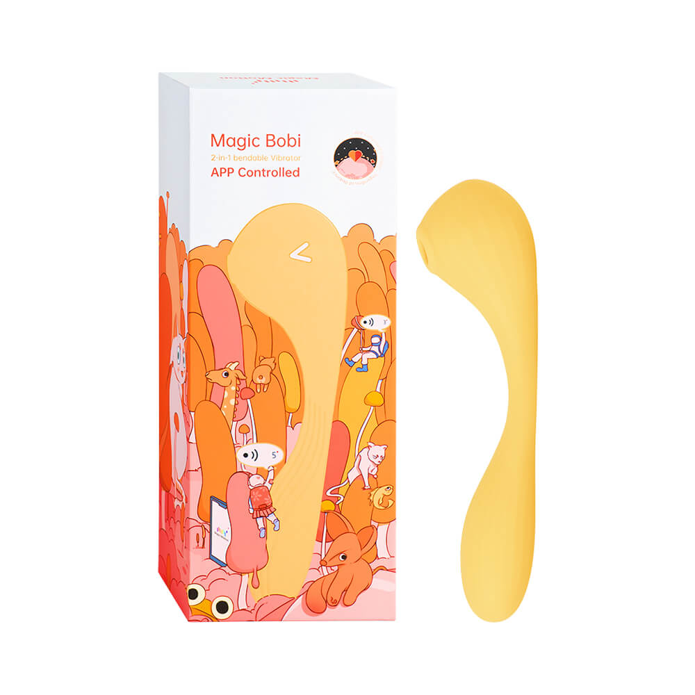 Máy massage Magic Motion Bobi Vàng điều khiển qua Bluetooth rung mạnh 