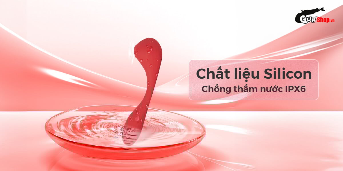 Máy massage Magic Motion Bobi Đỏ 10 chế độ rung motor khỏe êm