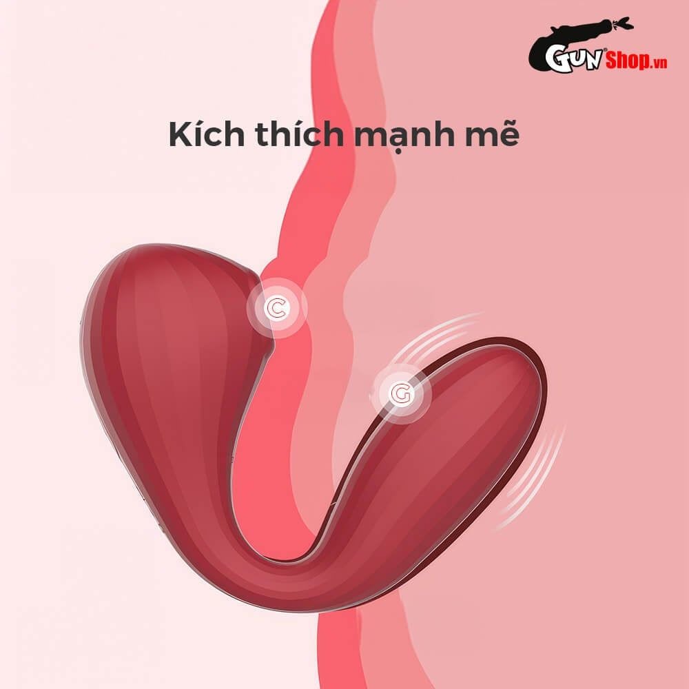 Máy massage Magic Motion Bobi đỏ 10 chế độ rung bú liếm cực mạnh