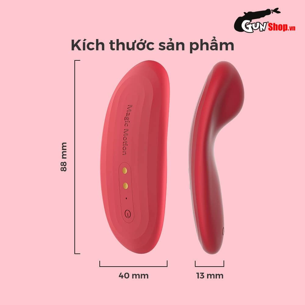 Máy massage Magic Motion Nyx nhỏ gọn điều khiển từ xa qua app siêu kích thích