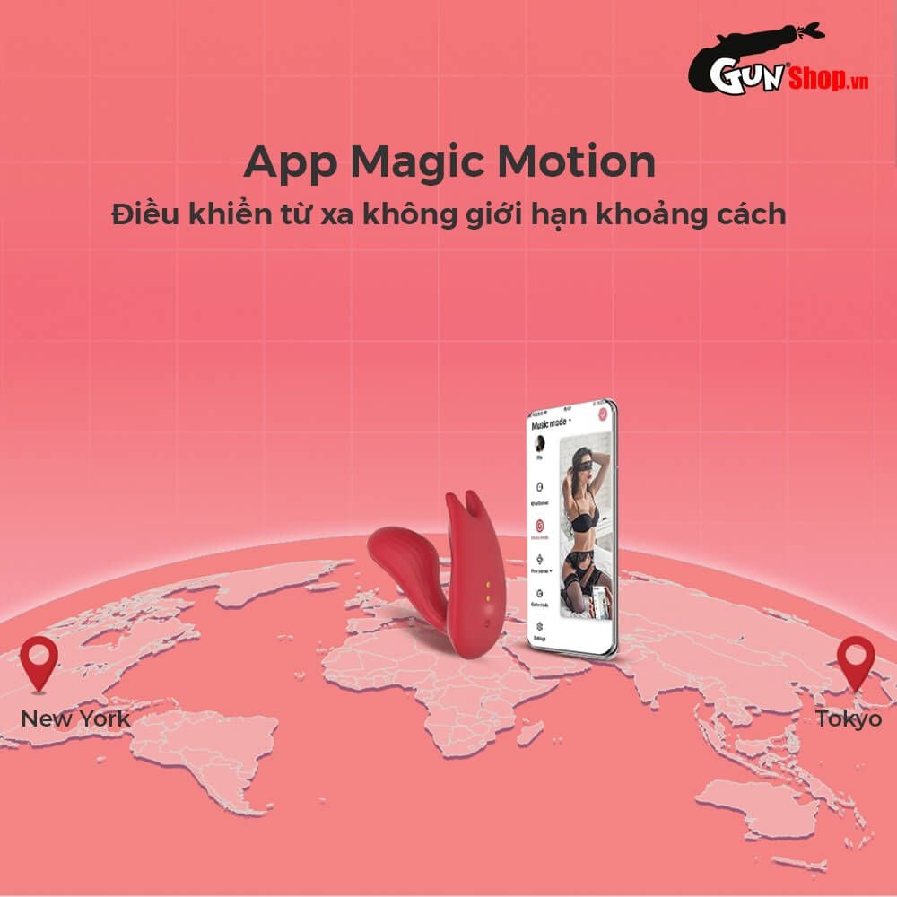Máy Massage Magic Motion Umi Đôi Động Cơ Kích Thích Âm Đạo Cảm Giác