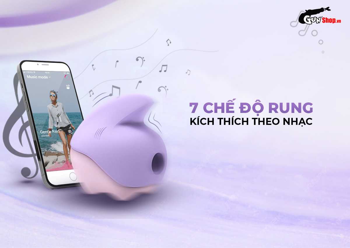 Máy massage Magic Motion Unicorn nhỏ gọn rung hút đa chiều thiết kế pastel