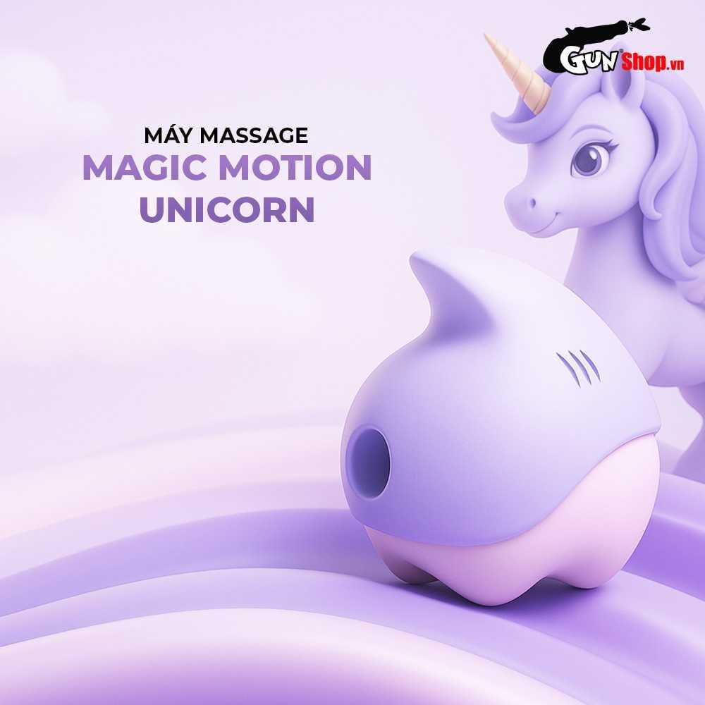 Máy massage Magic Motion Unicorn rung hút đa chiều phái nữ