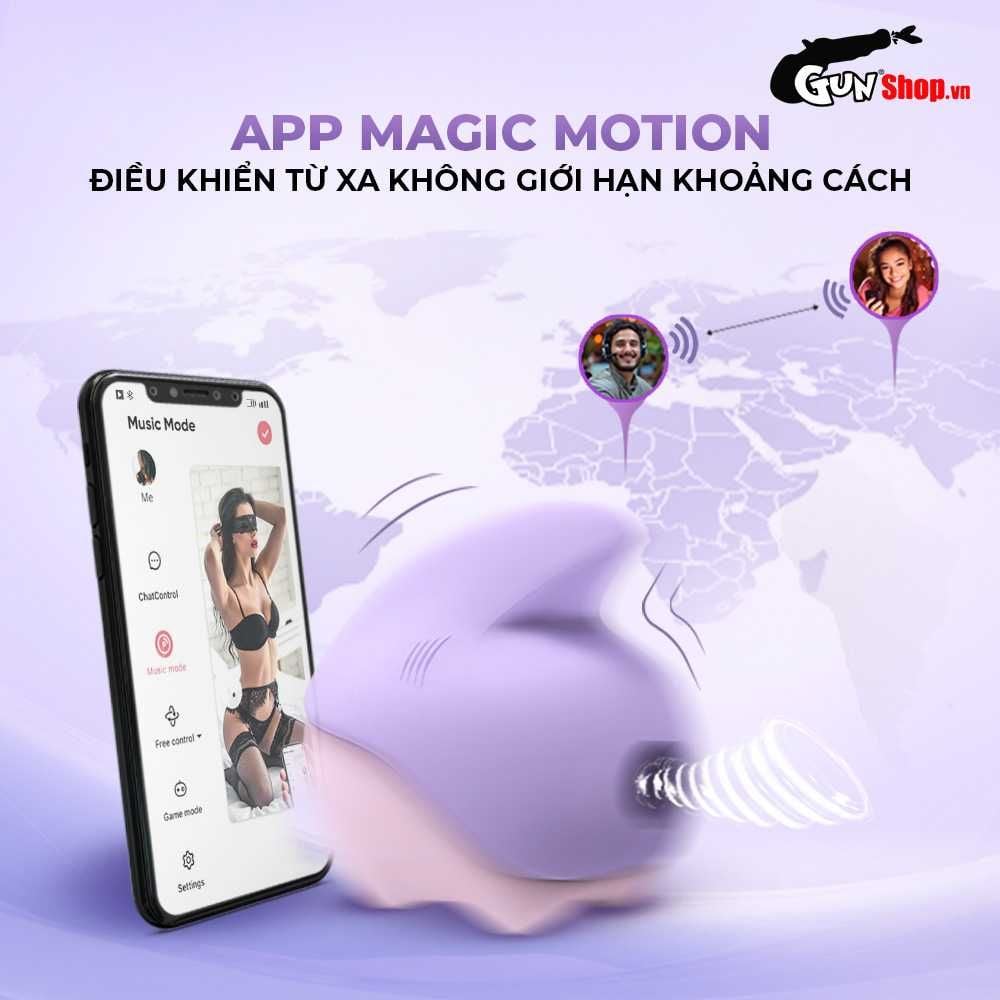 Máy massage Magic Motion Unicorn rung hút đa chiều phái nữ