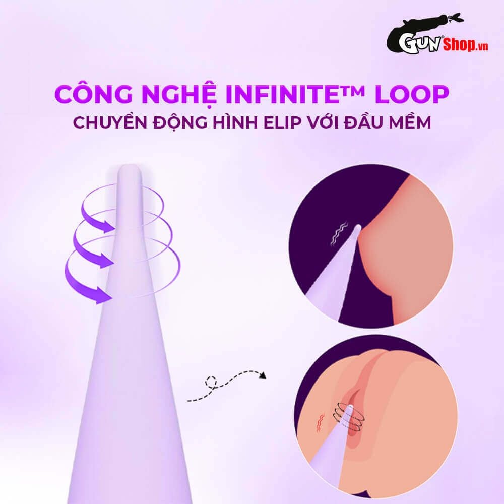 Máy massage âm đạo Lelo Dot mềm mại đầu rung elip kích thích chính xác