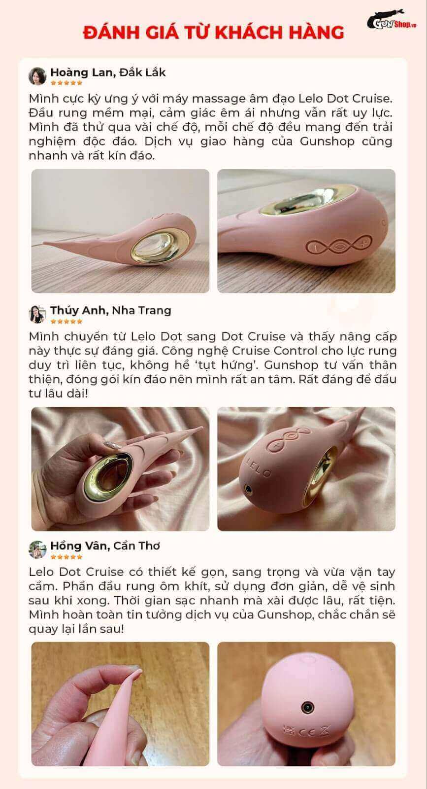  Cửa hàng bán Máy massage âm đạo Lelo Dot Cruise giá tốt