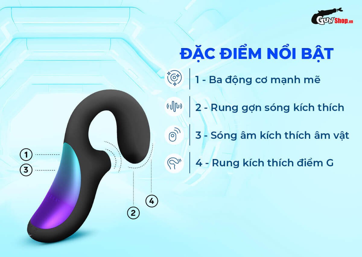  Đánh giá Máy massage âm đạo Lelo Enigma Wave giá rẻ