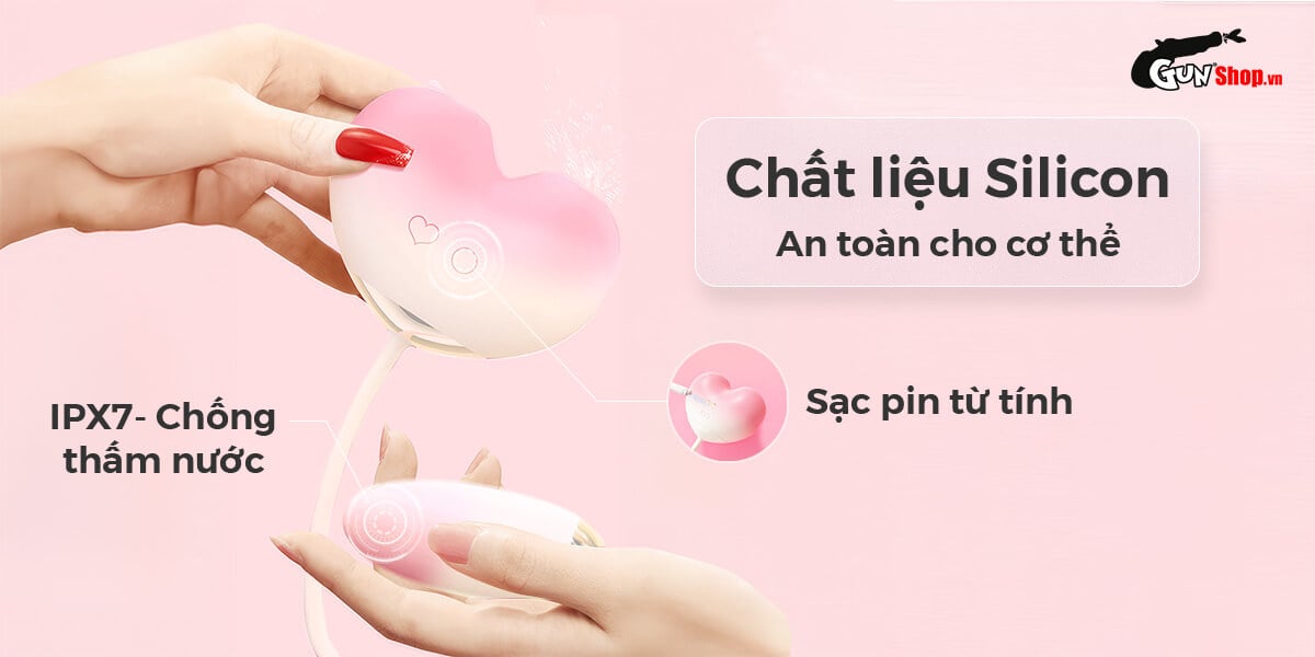 Svakom Zemalia Peach Dolce Dual-Head Massager 9 Modes Cute