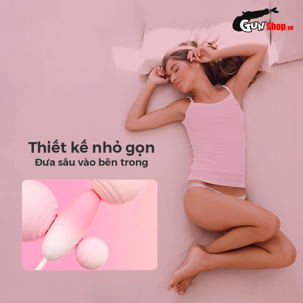 Máy massage Svakom Zemalia Peach Dolce 2 đầu 9 chế độ rung xinh xắn dễ dùng
