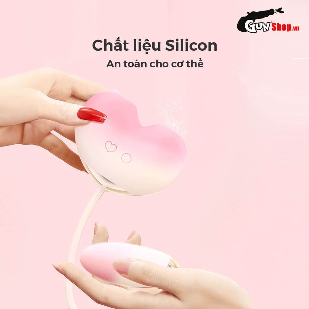 Máy massage Svakom Zemalia Peach Dolce 2 đầu 9 chế độ rung xinh xắn dễ dùng