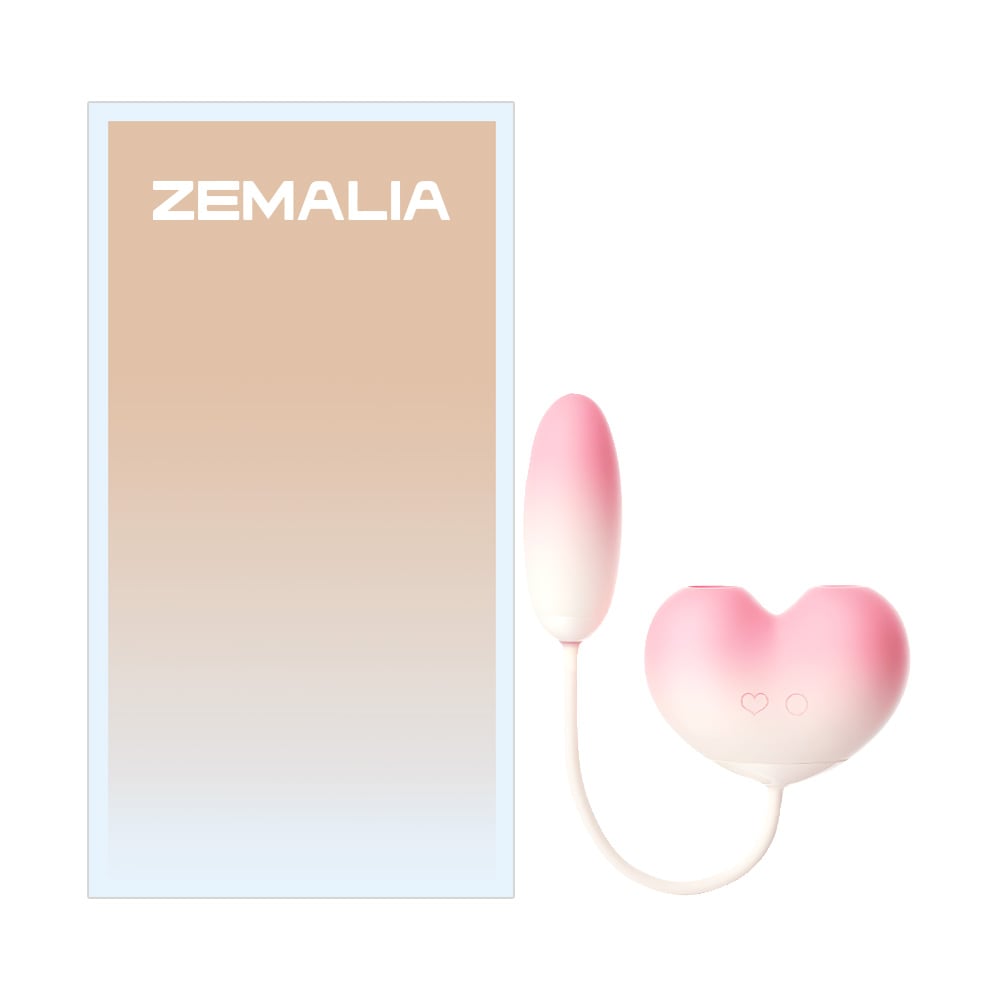 Máy massage Svakom Zemalia Peach Dolce 2 đầu 9 chế độ rung xinh xắn dễ dùng