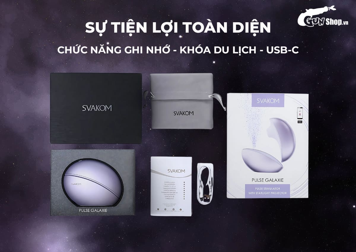 Bỏ sỉ Máy massage Svakom Galaxie hàng xách tay Bỏ sỉ Máy massage Svakom Galaxie hàng xách tay