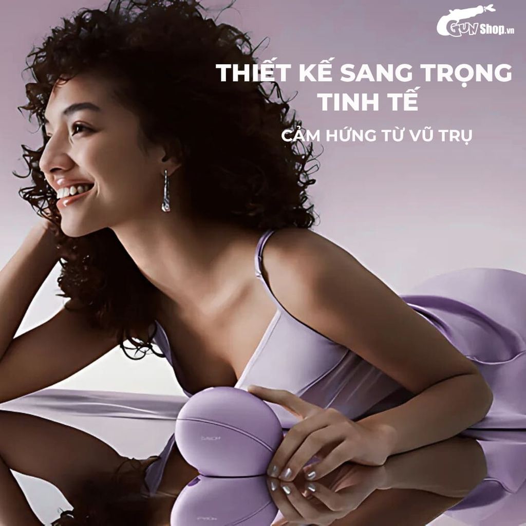 Máy massage Svakom Galaxie rung hút 5 chế độ ánh sáng ngân hà