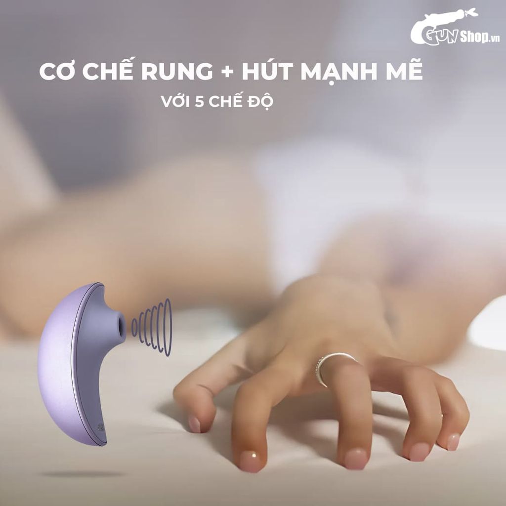 Máy massage Svakom Galaxie rung hút 5 chế độ ánh sáng ngân hà