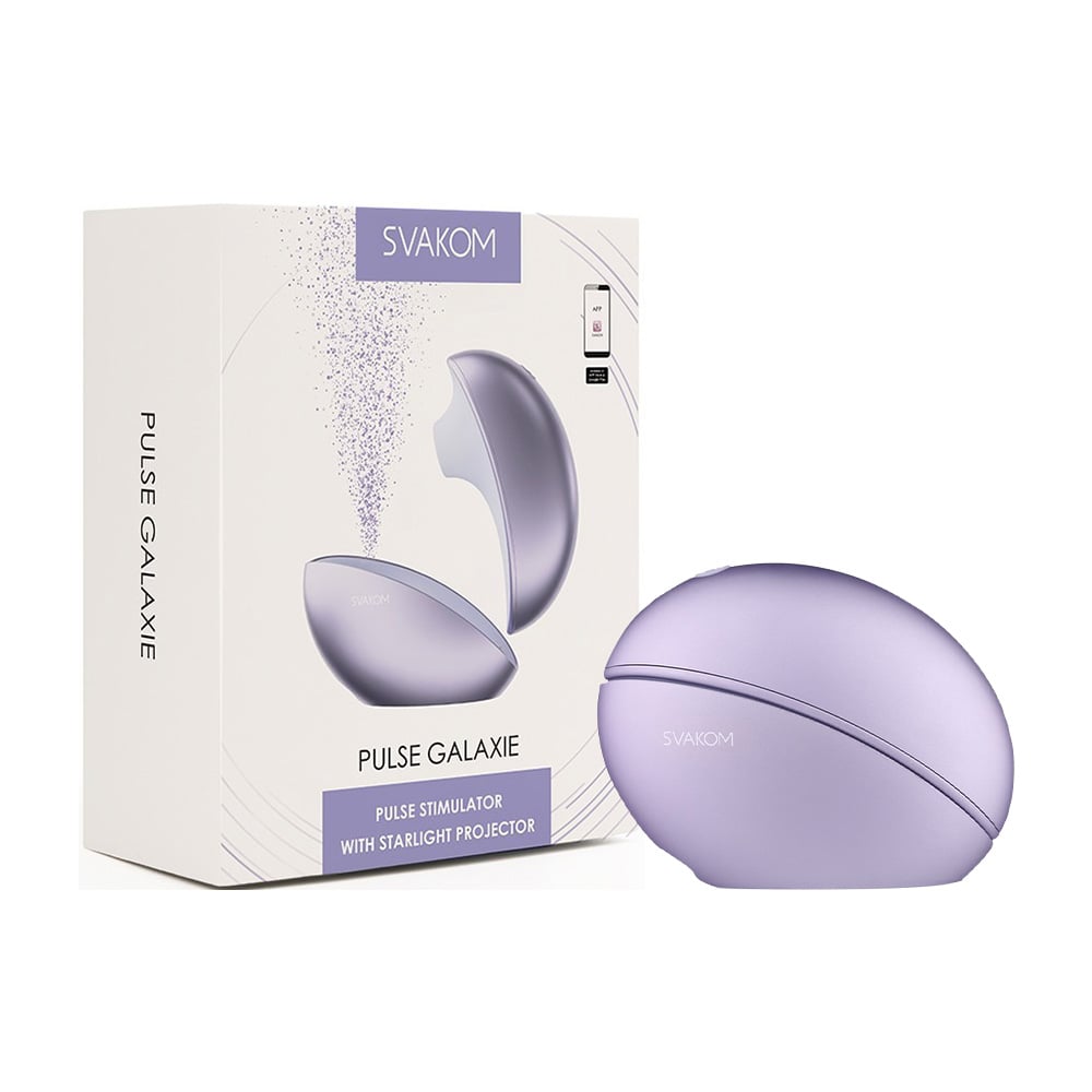 Máy massage Svakom Galaxie rung hút 5 chế độ ánh sáng ngân hà