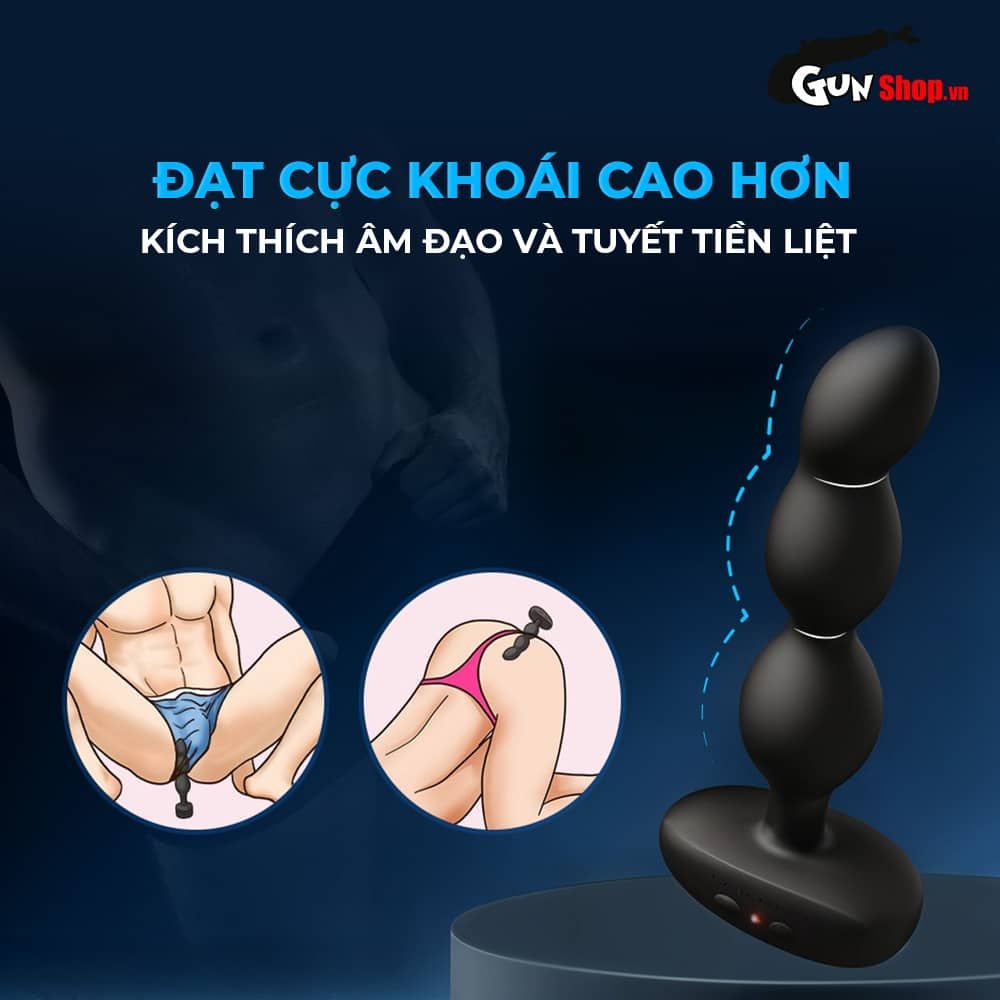 Máy massage hậu môn Lovense Ridge nhỏ gọn rung đa điểm cực phê
