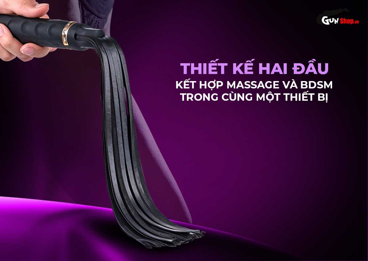 Bỏ sỉ Máy massage kết hợp roi da BDSM Shelly Play Vibelash mới nhất Bỏ sỉ Máy massage kết hợp roi da BDSM Shelly Play Vibelash mới nhất