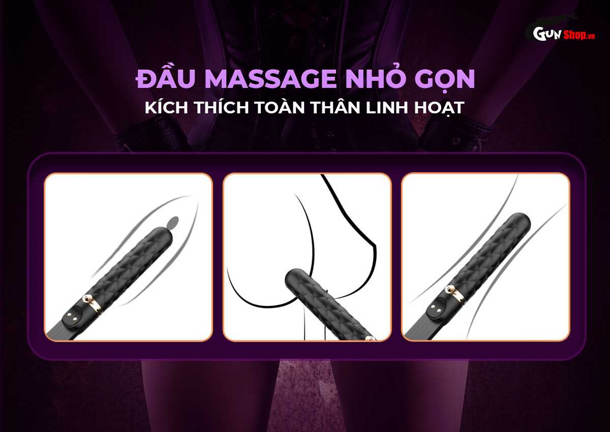 Bỏ sỉ Máy massage kết hợp roi da BDSM Shelly Play Vibelash mới nhất Bỏ sỉ Máy massage kết hợp roi da BDSM Shelly Play Vibelash mới nhất