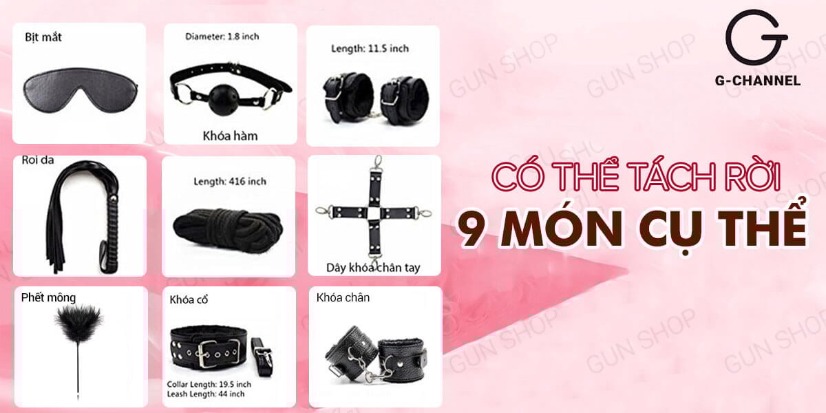 Yeain BDSM Leather Whip Kit Sensual Adult Bondage Equipment