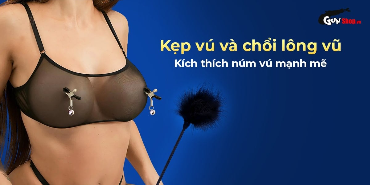 Bộ roi da BDSM Jiuai kích thích khoái cảm quan hệ mọi tư thế