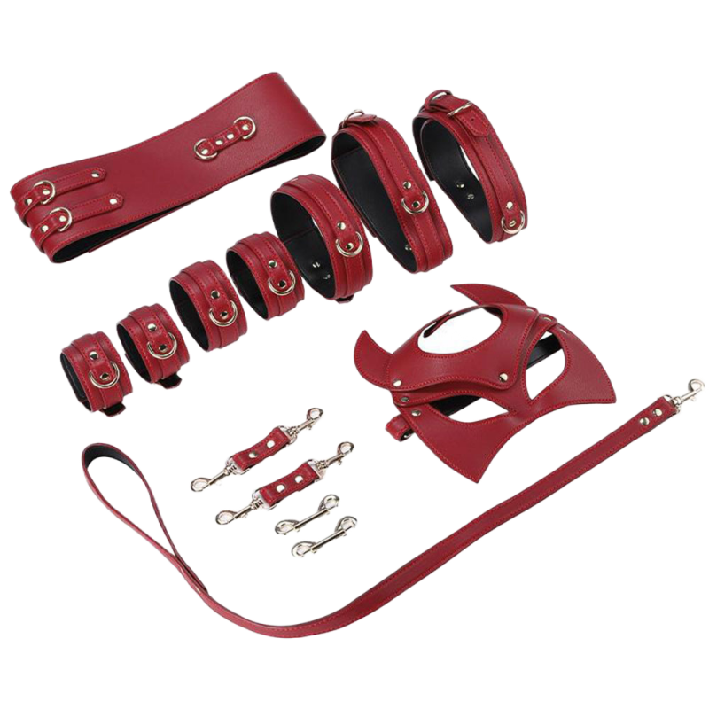 Cung cấp Bộ dụng cụ hỗ trợ tình dục màu đỏ BDSM 02  giá sỉ 